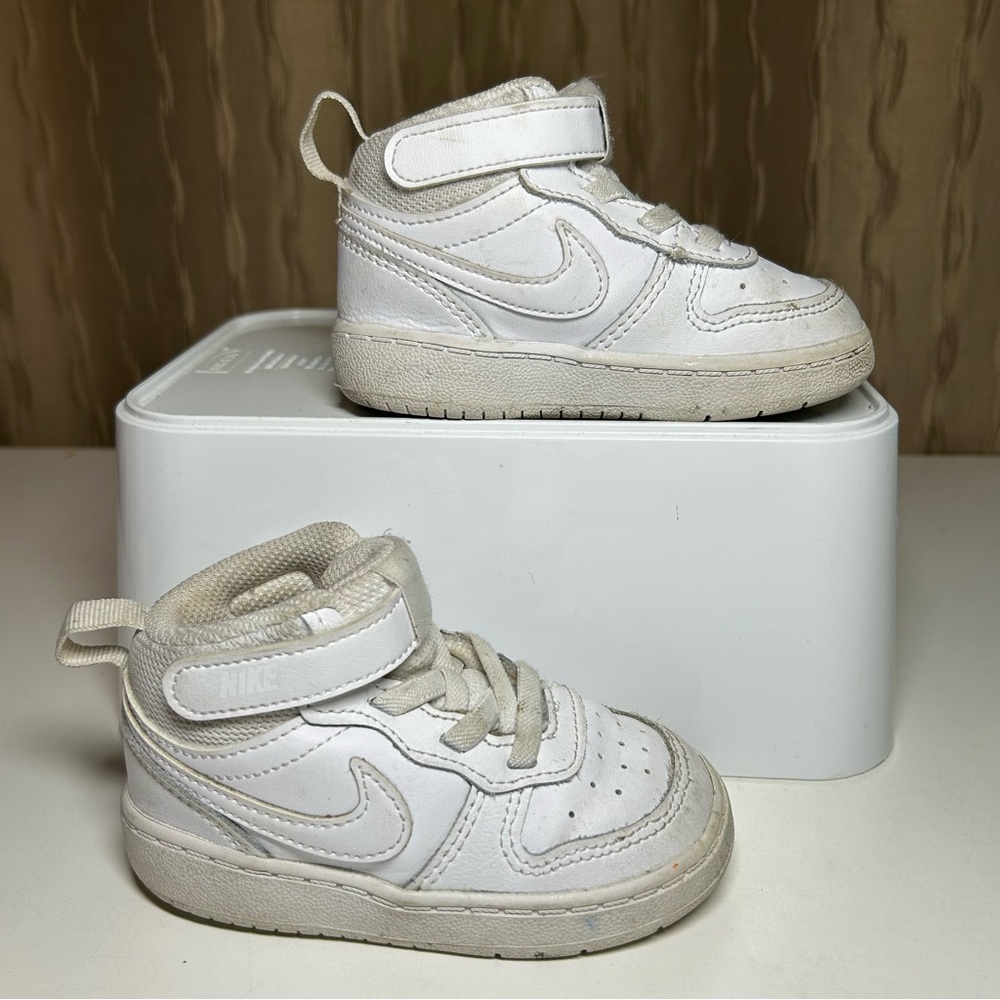 Nike Court Borough Mid 2 Kid's Baby 6C White CD7784-100